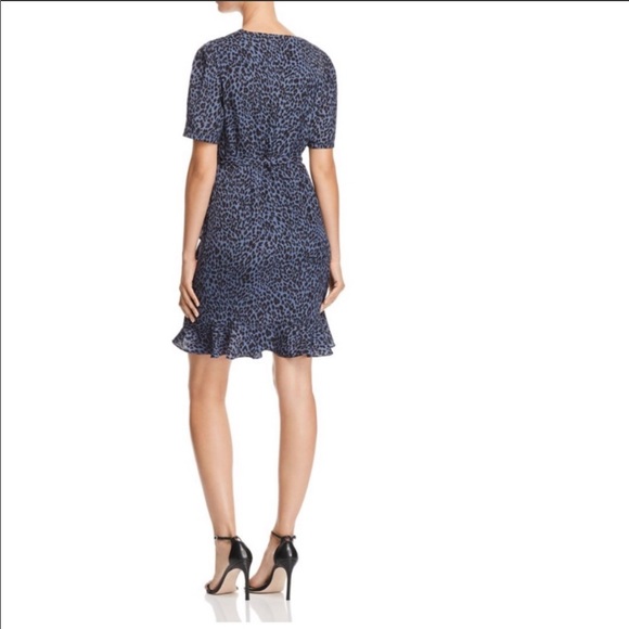 NWT AQUA Leopard Print Wrap Dress - size medium - Picture 2 of 4